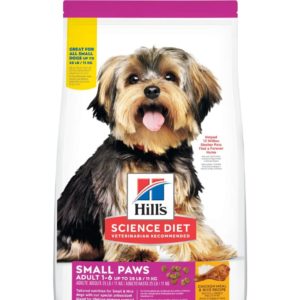 Hill's Science Diet Dry Dog Food, Adult, Small Paws for Small Breed Dogs, Chicken Meal & Rice, 4.5 lb. Bag